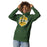 Woman wearing Klein Forest High School Golden Eagles Premium Forest Green Unisex Hoodie 209