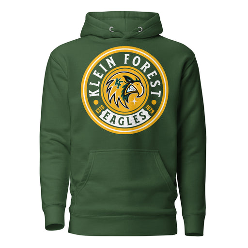 Klein Forest High School Golden Eagles Premium Forest Green Unisex Hoodie 220