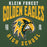 Close-up view of Klein Forest High School Golden Eagles Premium Forest Green Unisex Hoodie 213