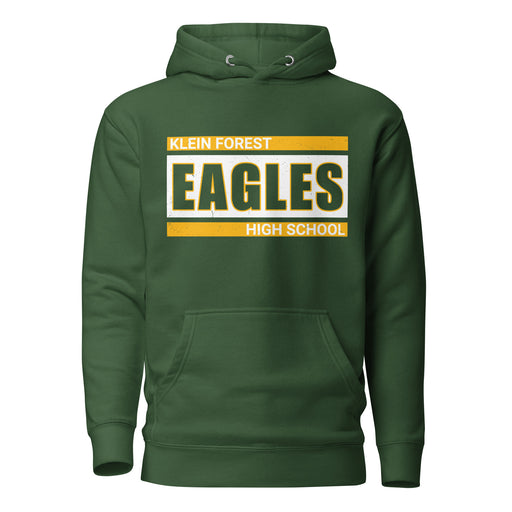 Klein Forest High School Golden Eagles Premium Forest Green Unisex Hoodie 098