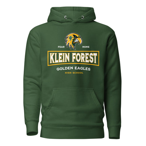 Klein Forest High School Golden Eagles Premium Forest Green Unisex Hoodie 202