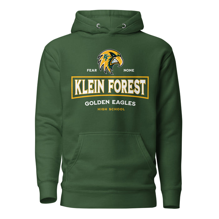 Klein Forest High School Golden Eagles Premium Forest Green Unisex Hoodie 202