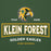 Close-up view of Klein Forest High School Golden Eagles Premium Forest Green Unisex Hoodie 202