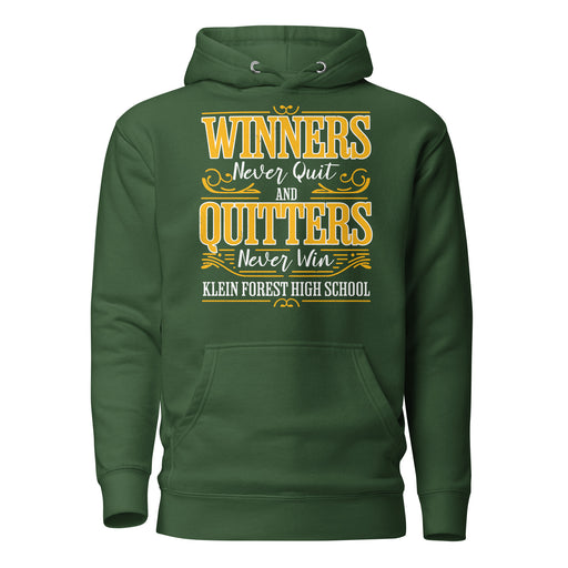 Klein Forest High School Golden Eagles Premium Forest Green Unisex Hoodie 237