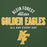 Close-up view of Klein Forest High School Golden Eagles Premium Forest Green Unisex Hoodie 040
