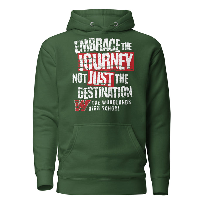 The Woodlands High School Highlanders Forest Green Premium Unisex Hoodie 232