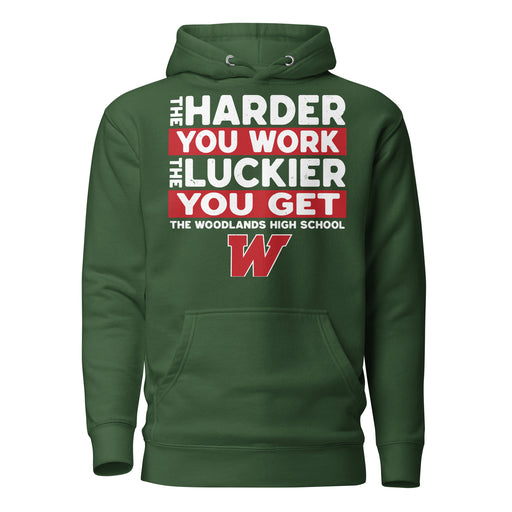 The Woodlands High School Highlanders Forest Green Premium Unisex Hoodie 238