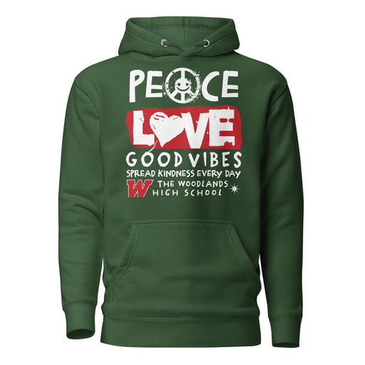 The Woodlands High School Highlanders Forest Green Premium Unisex Hoodie 240