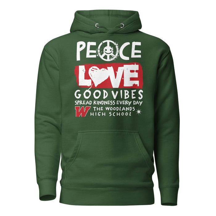 The Woodlands High School Highlanders Forest Green Premium Unisex Hoodie 240