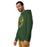 Man wearing Klein Forest High School Golden Eagles Premium Forest Green Unisex Hoodie 239