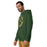 Man wearing Klein Forest High School Golden Eagles Premium Forest Green Unisex Hoodie 214