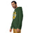 Man wearing Klein Forest High School Golden Eagles Premium Forest Green Unisex Hoodie 209