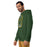 Man wearing Klein Forest High School Golden Eagles Premium Forest Green Unisex Hoodie 207