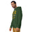 Man wearing Klein Forest High School Golden Eagles Premium Forest Green Unisex Hoodie 213