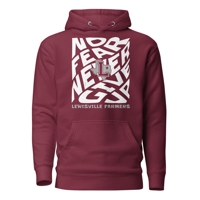 Lewisville High School Farmers Maroon Premium Unisex Hoodie 236