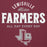 Back view of Lewisville High School Farmers Maroon Premium Unisex Hoodie 040