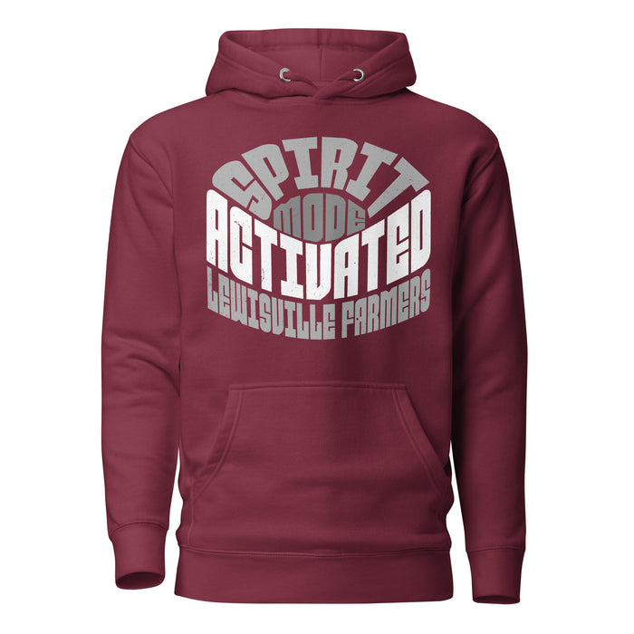 Lewisville High School Farmers Maroon Premium Unisex Hoodie 242