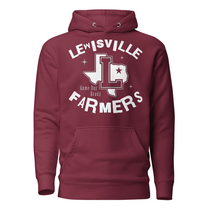 Lewisville High School Farmers Maroon Premium Unisex Hoodie 228