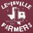 Close-up view of Lewisville High School Farmers Maroon Premium Unisex Hoodie 228