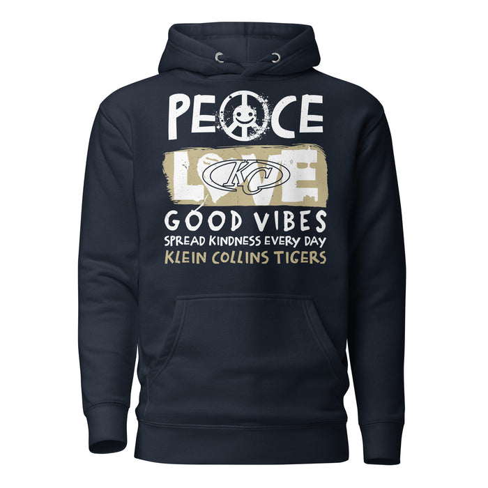 Klein Collins High School Tigers Navy Blue Premium Unisex Hoodie 240