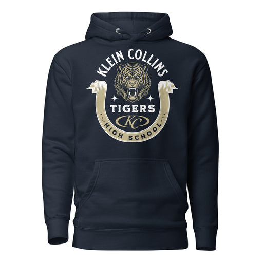 Klein Collins High School Tigers Navy Blue Premium Unisex Hoodie 229