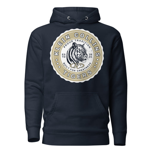 Klein Collins High School Tigers Navy Blue Premium Unisex Hoodie 216