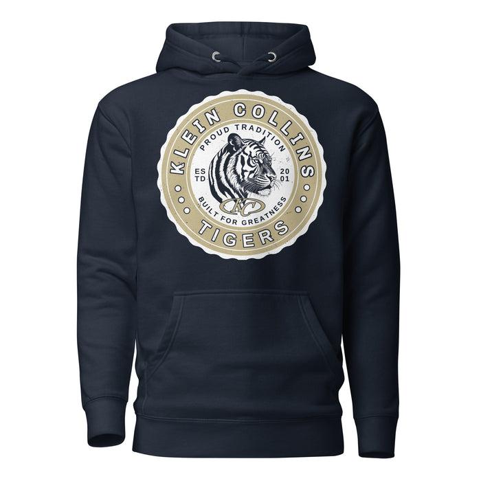 Klein Collins High School Tigers Navy Blue Premium Unisex Hoodie 216