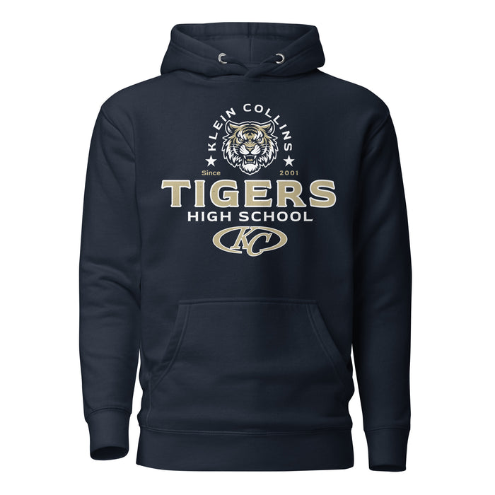 Klein Collins High School Tigers Navy Blue Premium Unisex Hoodie 222