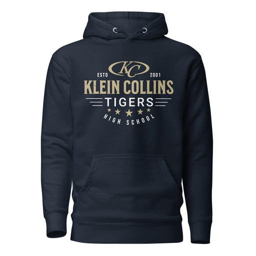 Klein Collins High School Tigers Navy Blue Premium Unisex Hoodie 217
