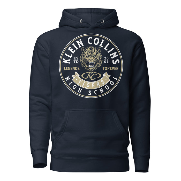 Klein Collins High School Tigers Navy Blue Premium Unisex Hoodie 215