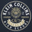Close-up view of Klein Collins High School Tigers Navy Blue Premium Unisex Hoodie 215