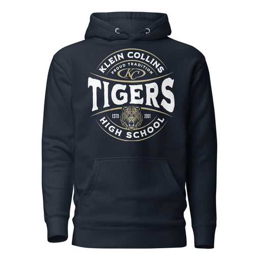 Klein Collins High School Tigers Navy Blue Premium Unisex Hoodie 218