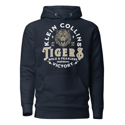 Klein Collins High School Tigers Navy Blue Premium Unisex Hoodie 206