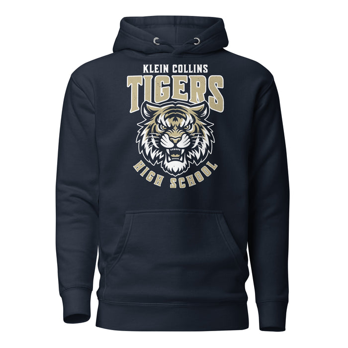 Klein Collins High School Tigers Navy Blue Premium Unisex Hoodie 213