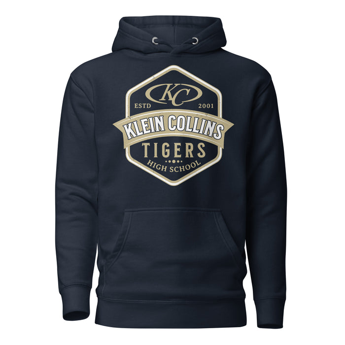 Klein Collins High School Tigers Navy Blue Premium Unisex Hoodie 209