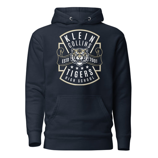 Klein Collins High School Tigers Navy Blue Premium Unisex Hoodie 207