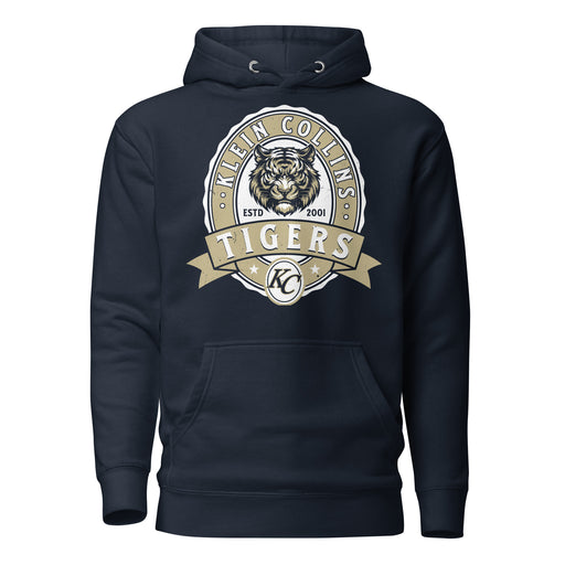 Klein Collins High School Tigers Navy Blue Premium Unisex Hoodie 212