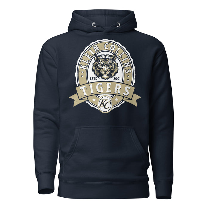 Klein Collins High School Tigers Navy Blue Premium Unisex Hoodie 212