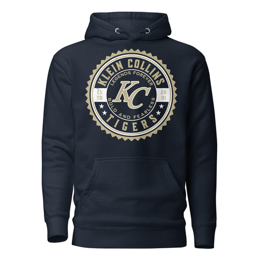 Klein Collins High School Tigers Navy Blue Premium Unisex Hoodie 203