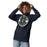 Woman wearing Klein Collins High School Tigers Navy Blue Premium Unisex Hoodie 203