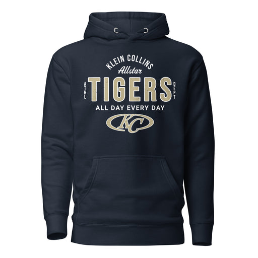 Klein Collins High School Tigers Navy Blue Premium Unisex Hoodie 040