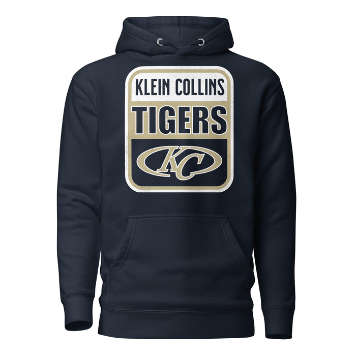 Klein Collins High School Tigers Navy Blue Premium Unisex Hoodie 001