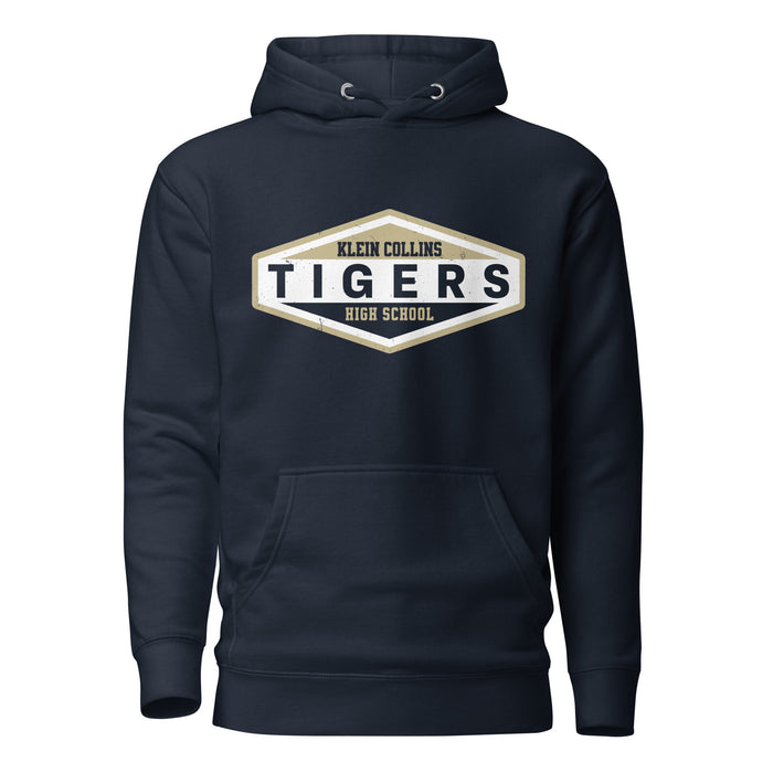 Klein Collins High School Tigers Navy Blue Premium Unisex Hoodie 009