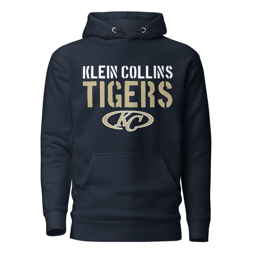 Klein Collins High School Tigers Navy Blue Premium Unisex Hoodie 017