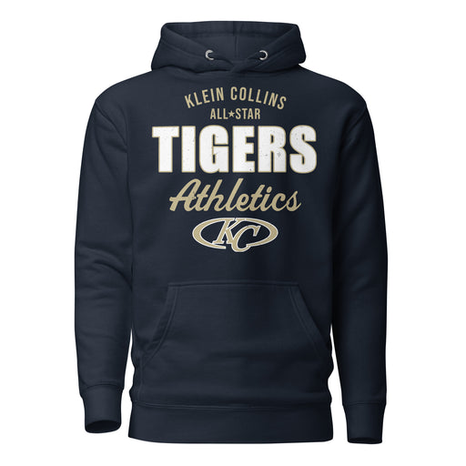 Klein Collins High School Tigers Navy Blue Premium Unisex Hoodie 034