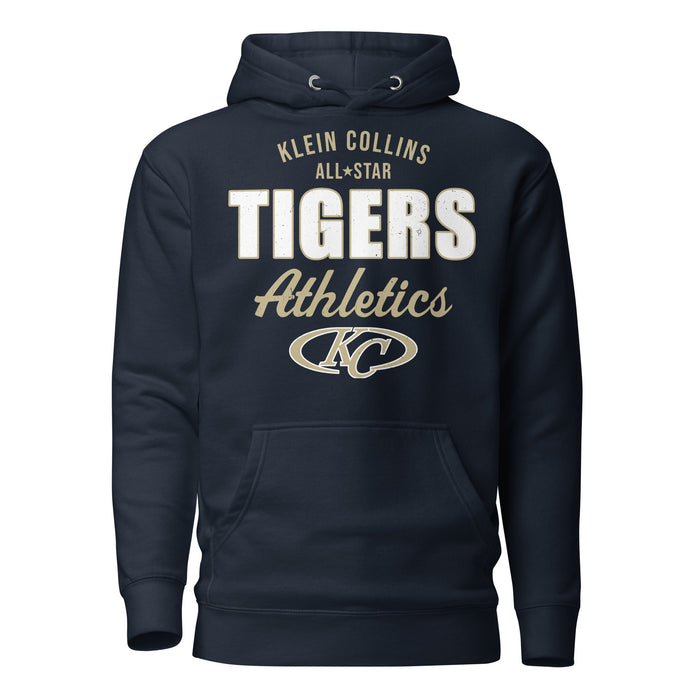 Klein Collins High School Tigers Navy Blue Premium Unisex Hoodie 034