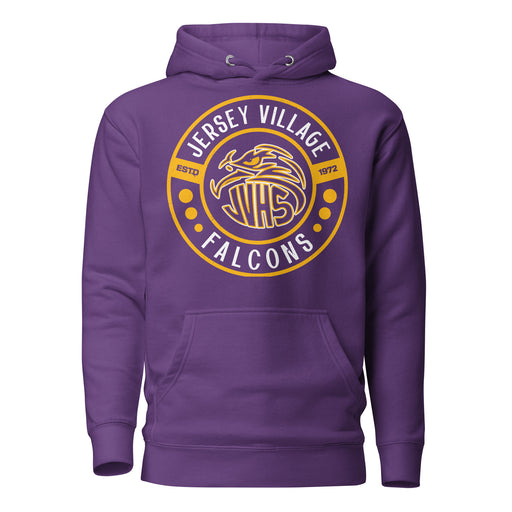 Jersey Village High School Falcons Premium Purple Hoodie 239