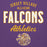 Close-up view of Jersey Village High School Falcons Premium Purple Hoodie 234