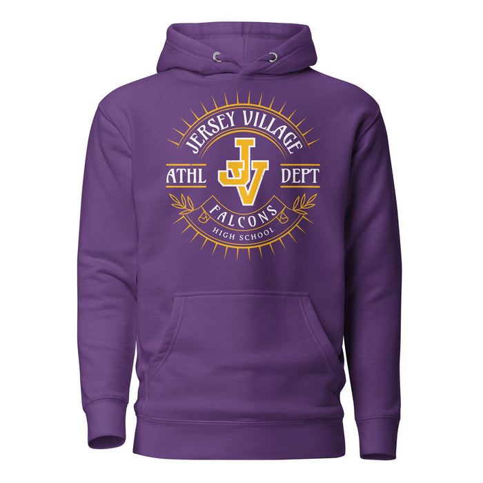 Jersey Village High School Falcons Premium Purple Hoodie 201