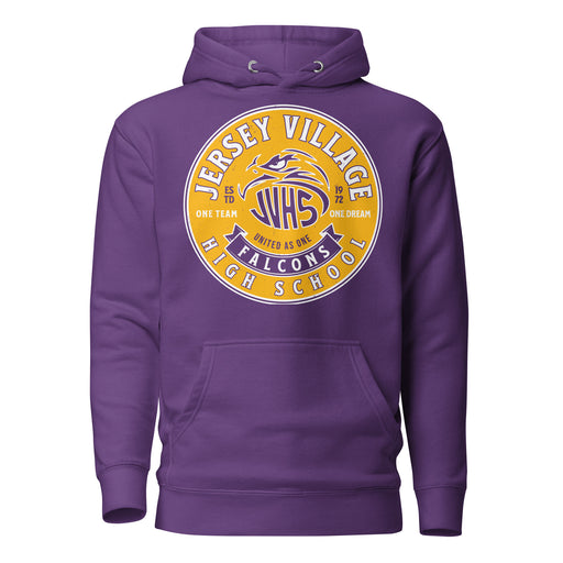 Jersey Village High School Falcons Premium Purple Hoodie 215